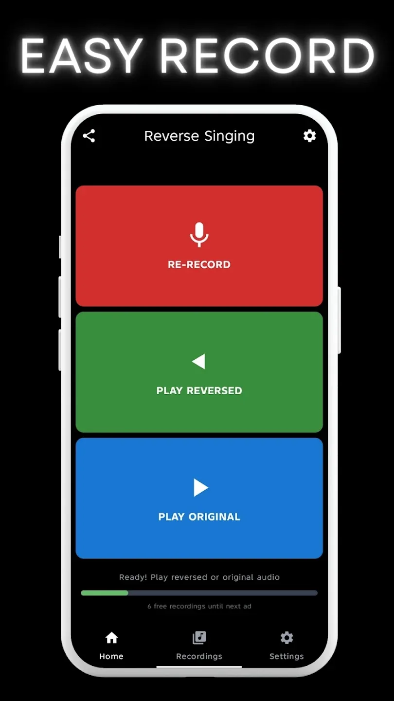 Reverse Singing screenshot 1