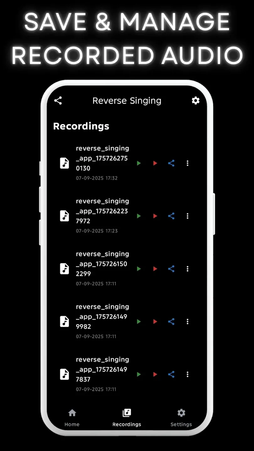 Reverse Singing screenshot 2
